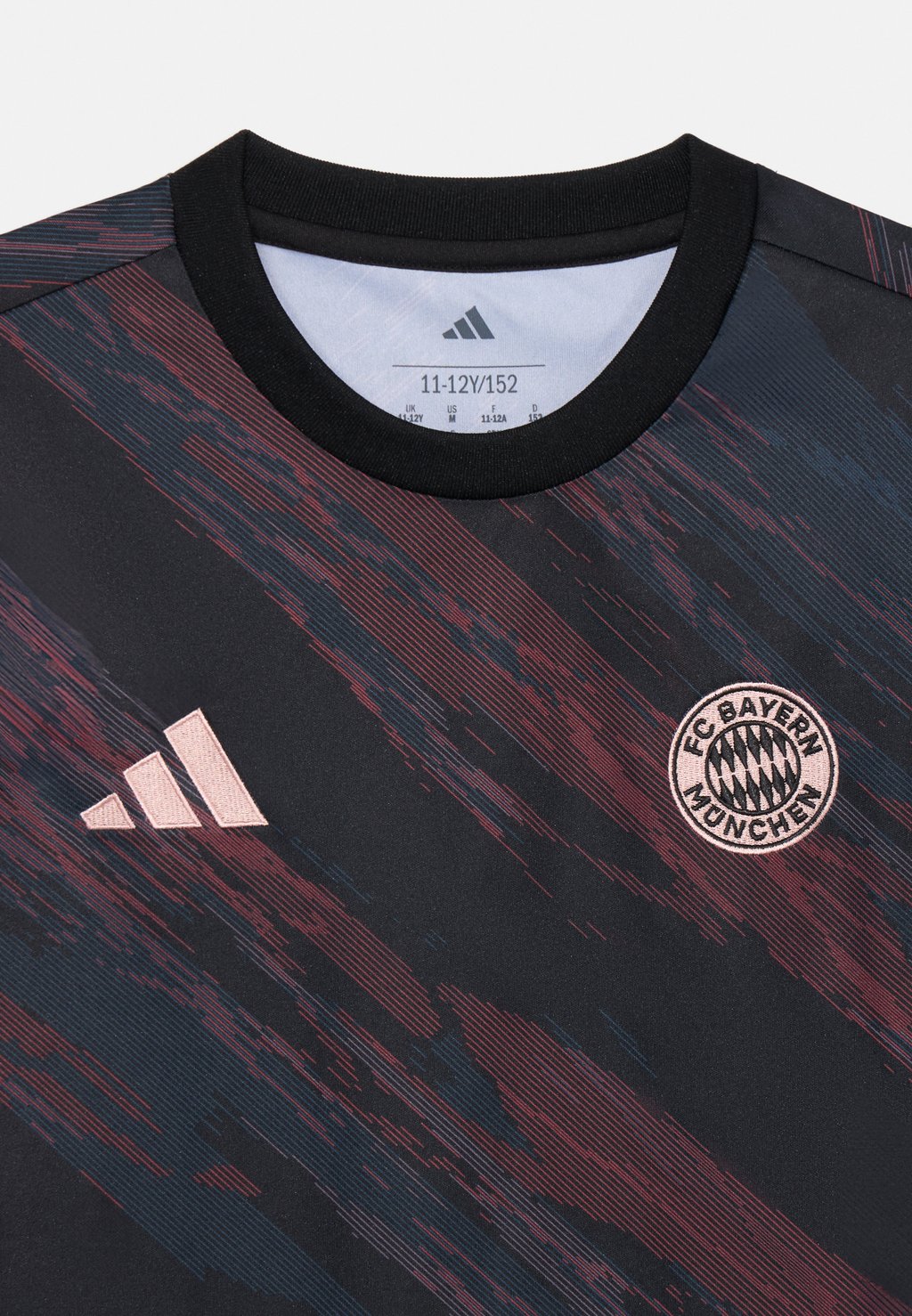 Футболка с принтом FC BAYERN PRE MATCH KIDS UNISEX Adidas Performance, черный — фото 3