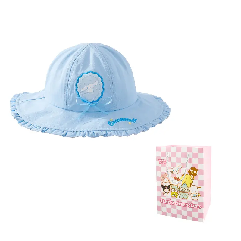 

Sanrio Югуи Детская собачья полиэстеровая шляпа-ведро, Jade Cinnamon Dog Fisherman Hat