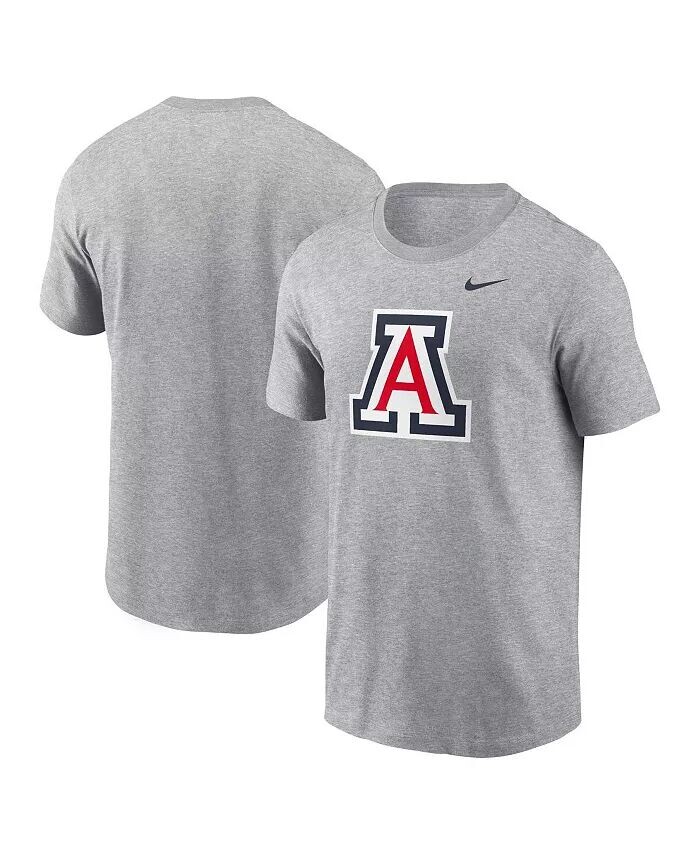 

Мужская футболка с логотипом Heather Grey Arizona Wildcats Primetime Evergreen Nike, серый