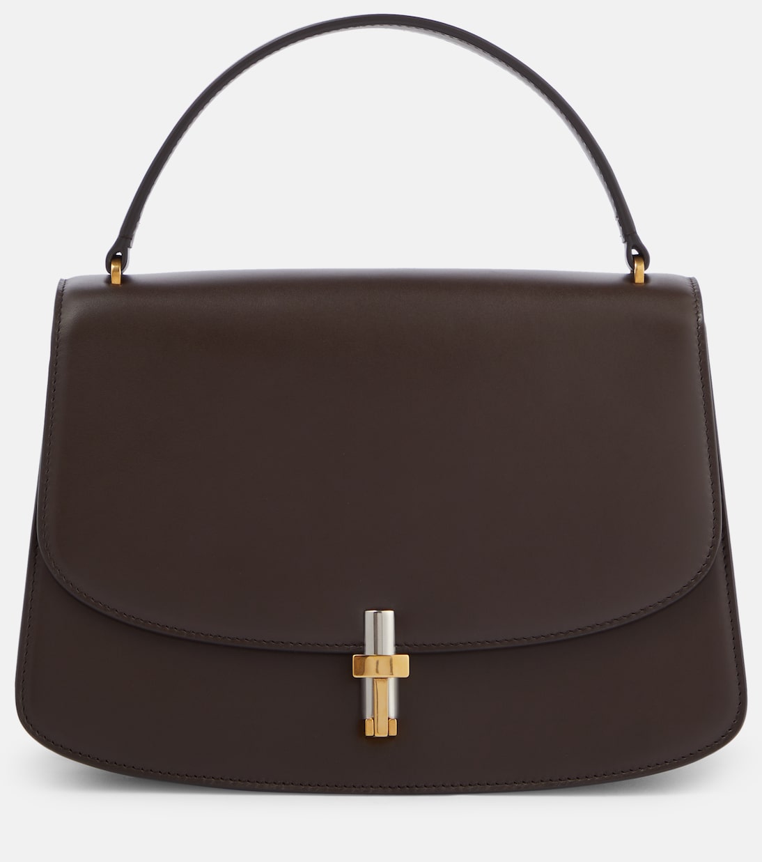 

Сумка-тоут Sofia 11.75 из кожи The Row, Dark Chocolate
