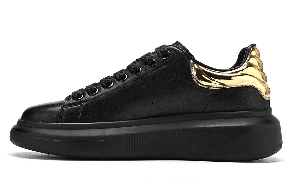 

Кроссовки TRUMPPIPE Skateboarding Shoes Men Low-top Black, черный