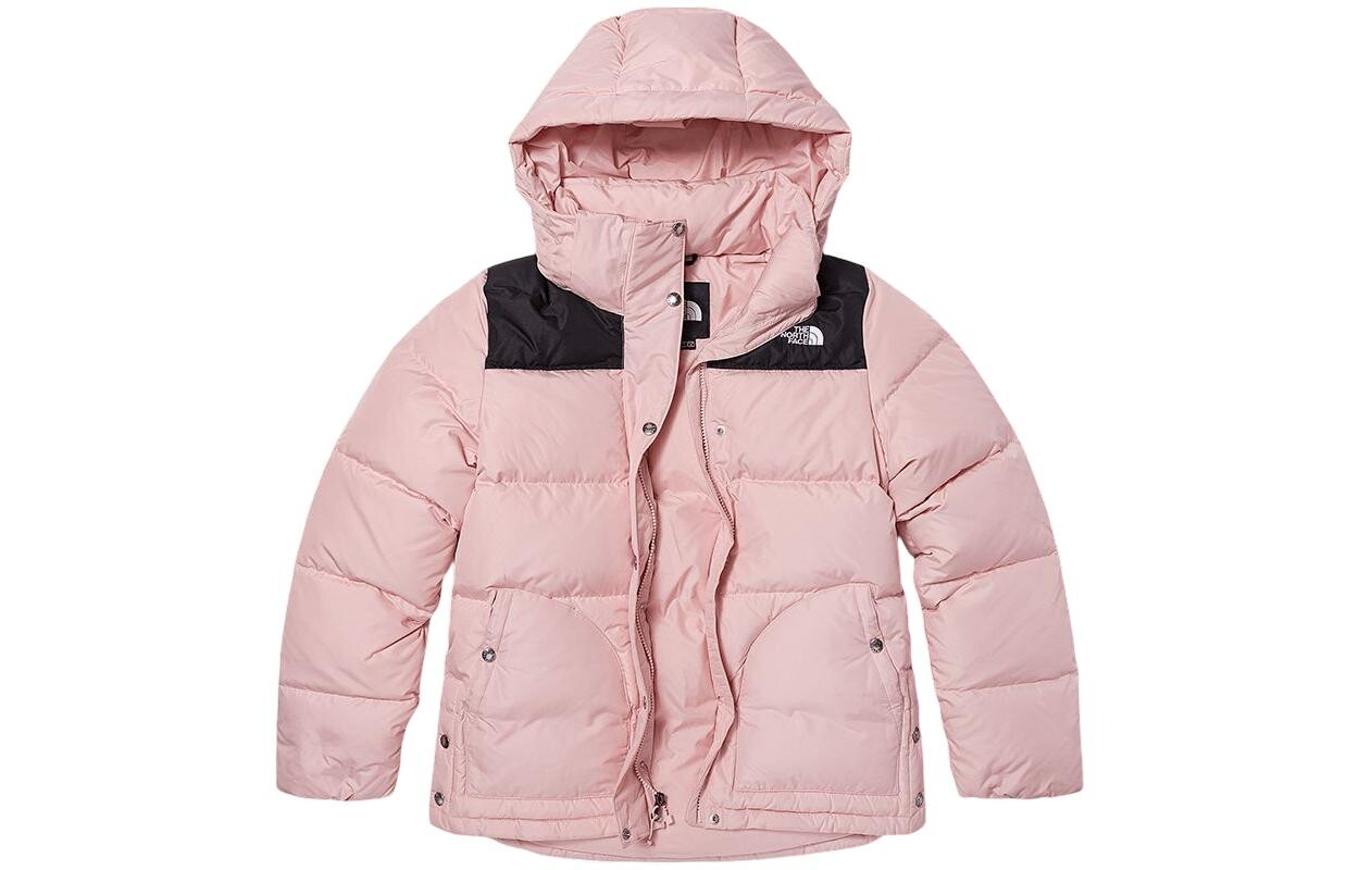 

Пуховик женский розовый The North Face