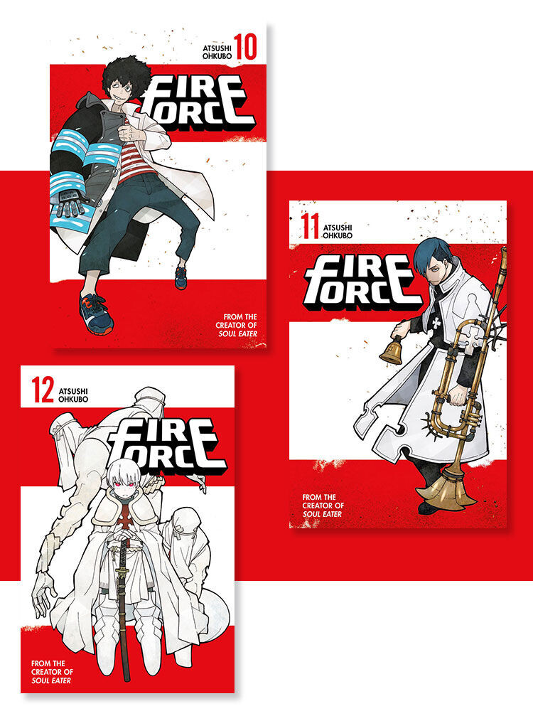 

Манга Fire Force Manga (10-12) Bundle