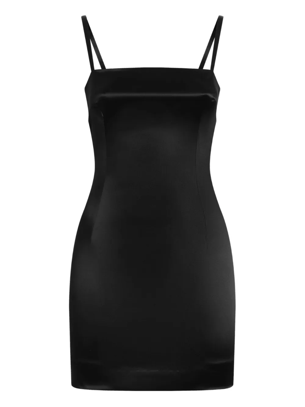 

Атласное платье-комбинация DOLCE & GABBANA, черный