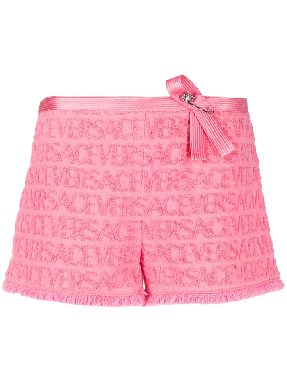 

Шорты Allover с бантом VERSACE, розовый