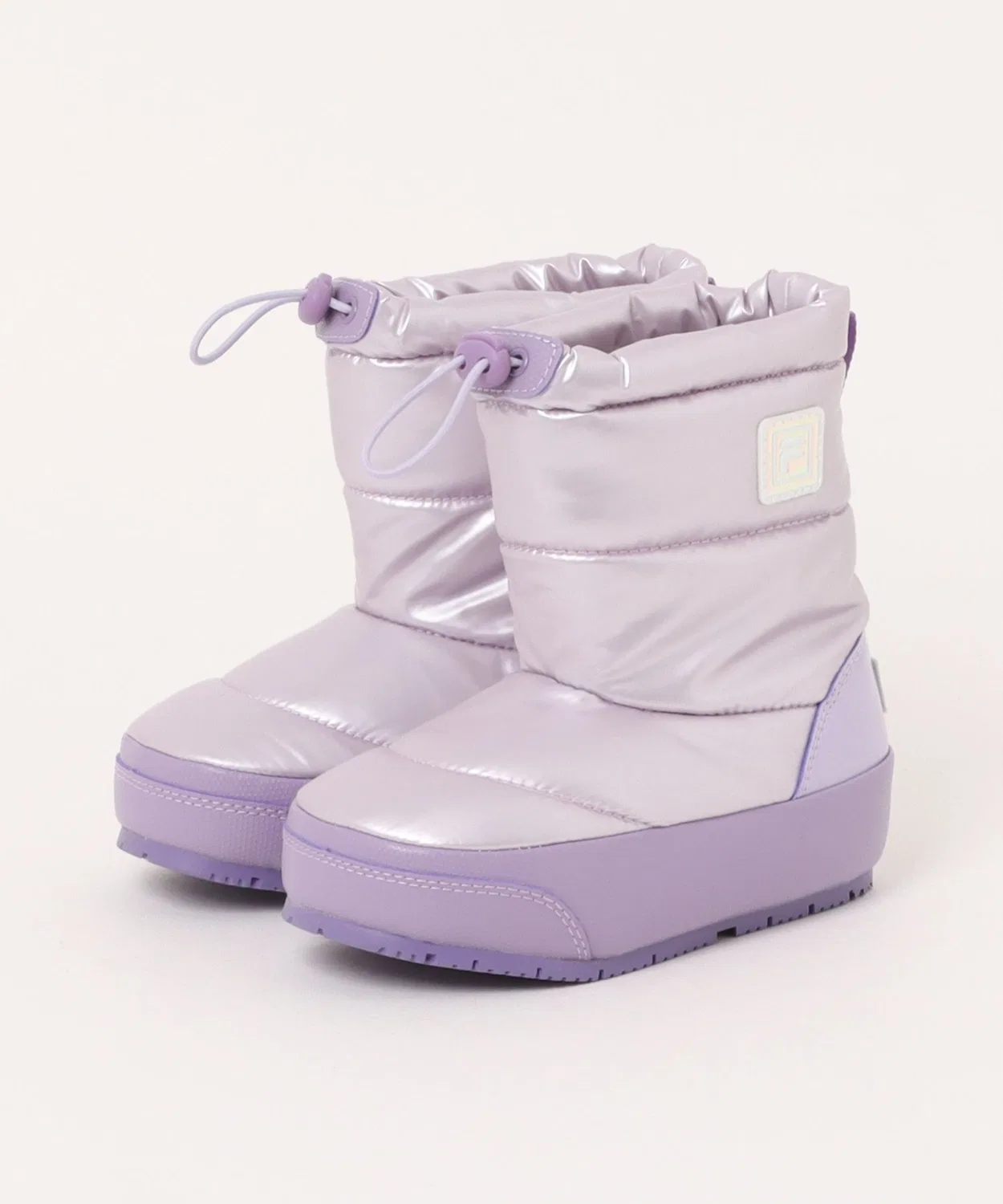 Детские ботинки FILA Mirrorball Boots Kids, фиолетовые