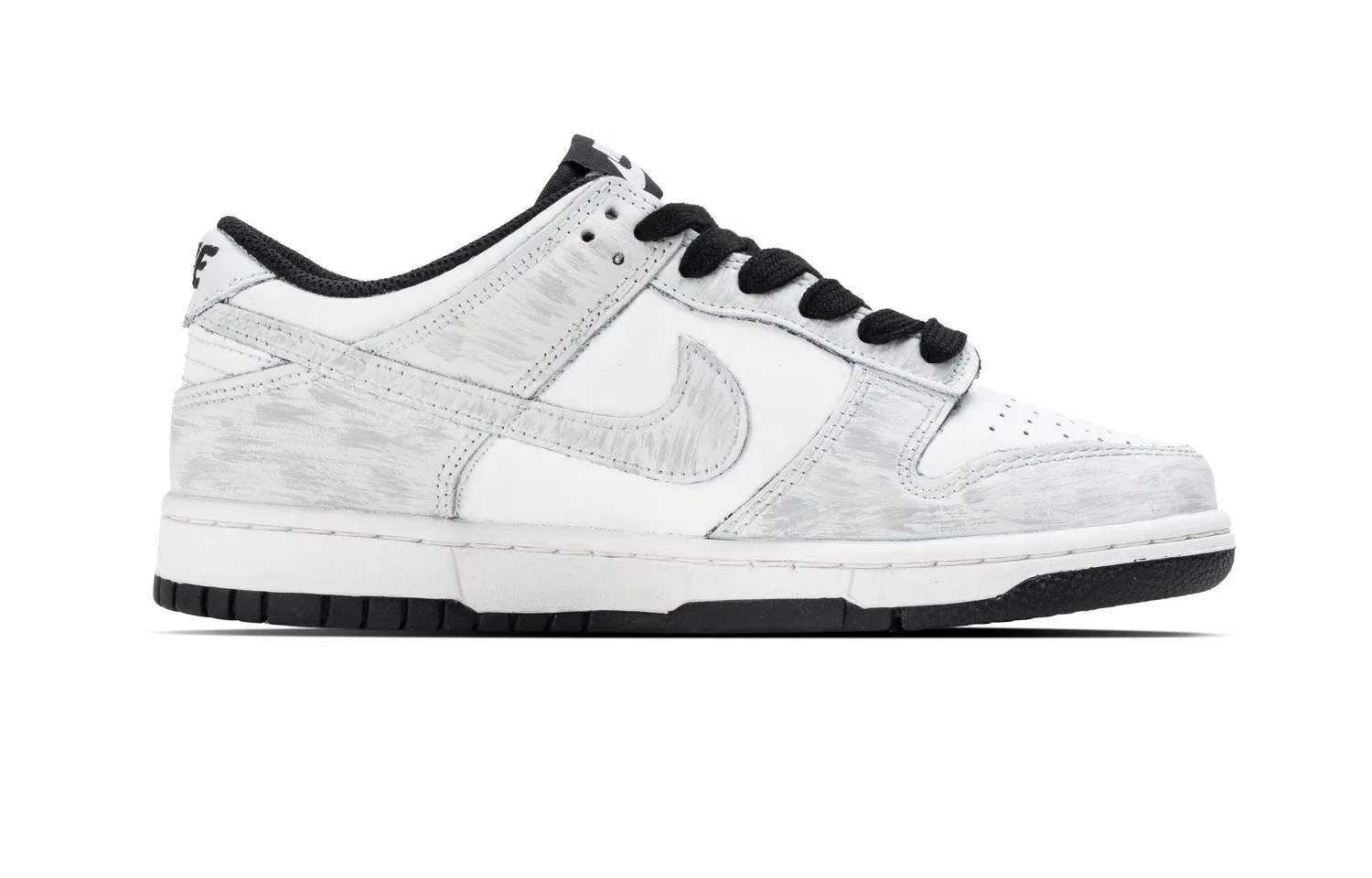 Кроссовки для скейтбординга Nike Dunk Low Leather White Gray — фото 4