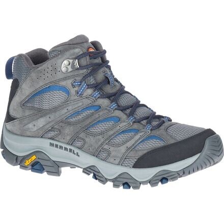 

Походные ботинки Moab 3 Mid, широкие мужские Merrell, цвет Granite