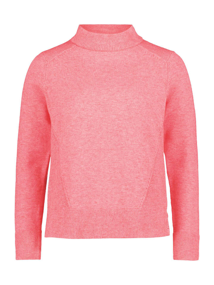 

Пуловер Betty Barclay Feinstrickpullover mit Rippenstruktur, цвет Red Melange