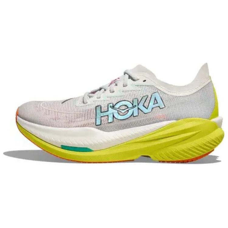 

Кроссовки Mach X Anti-Slip с низким верхом, износостойкие, серые, мужские HOKA ONE ONE, серо-желтый