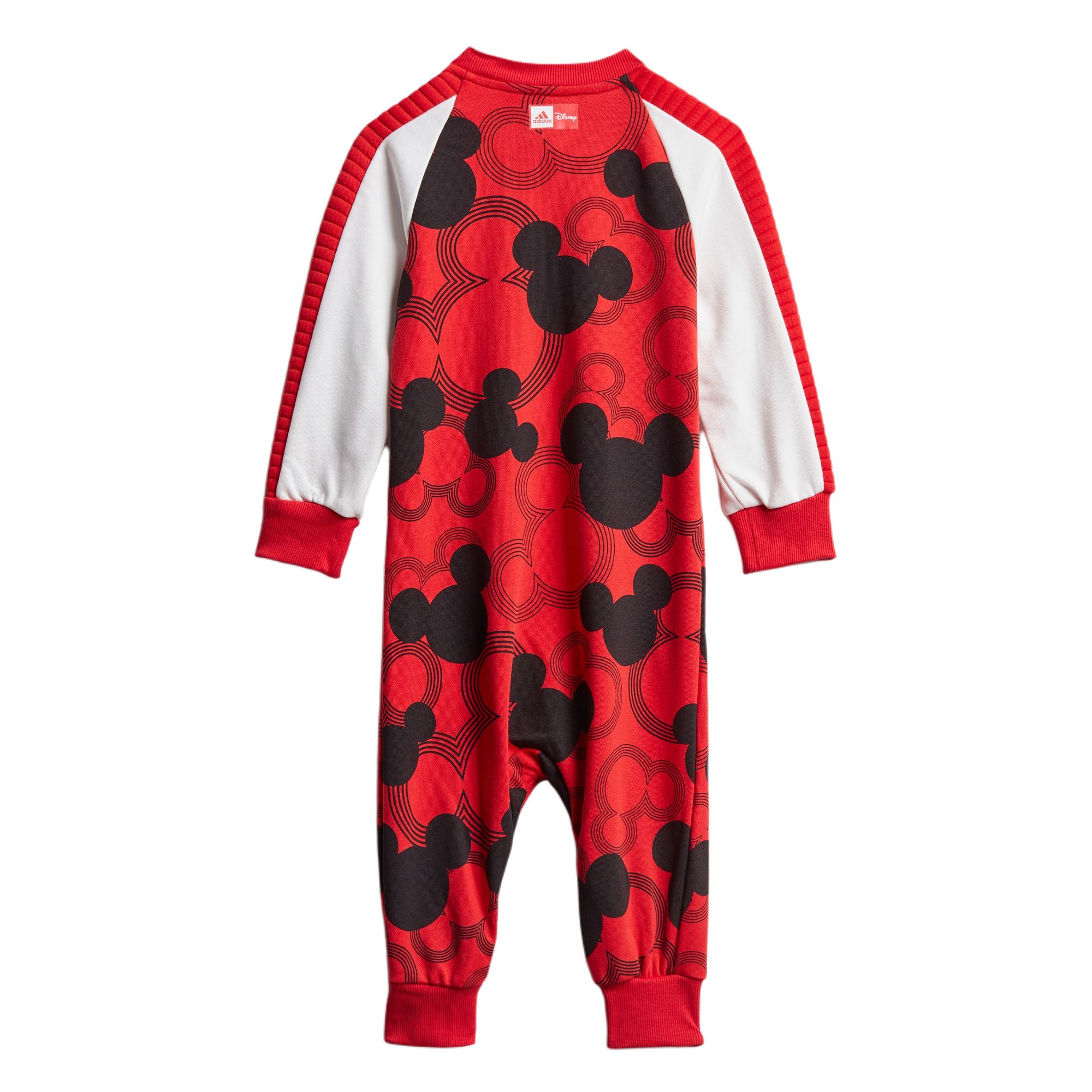 Adidas Disney Mickey Mouse комбинезон Vivid Red/Black/White для младенцев и малышей — фото 3
