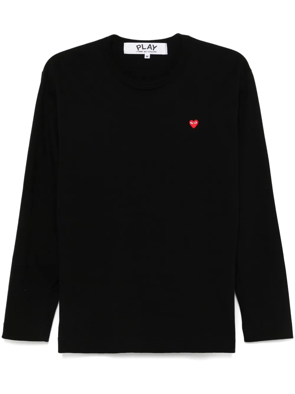 

Футболка с нашивкой Comme Des Garçons Play, черный