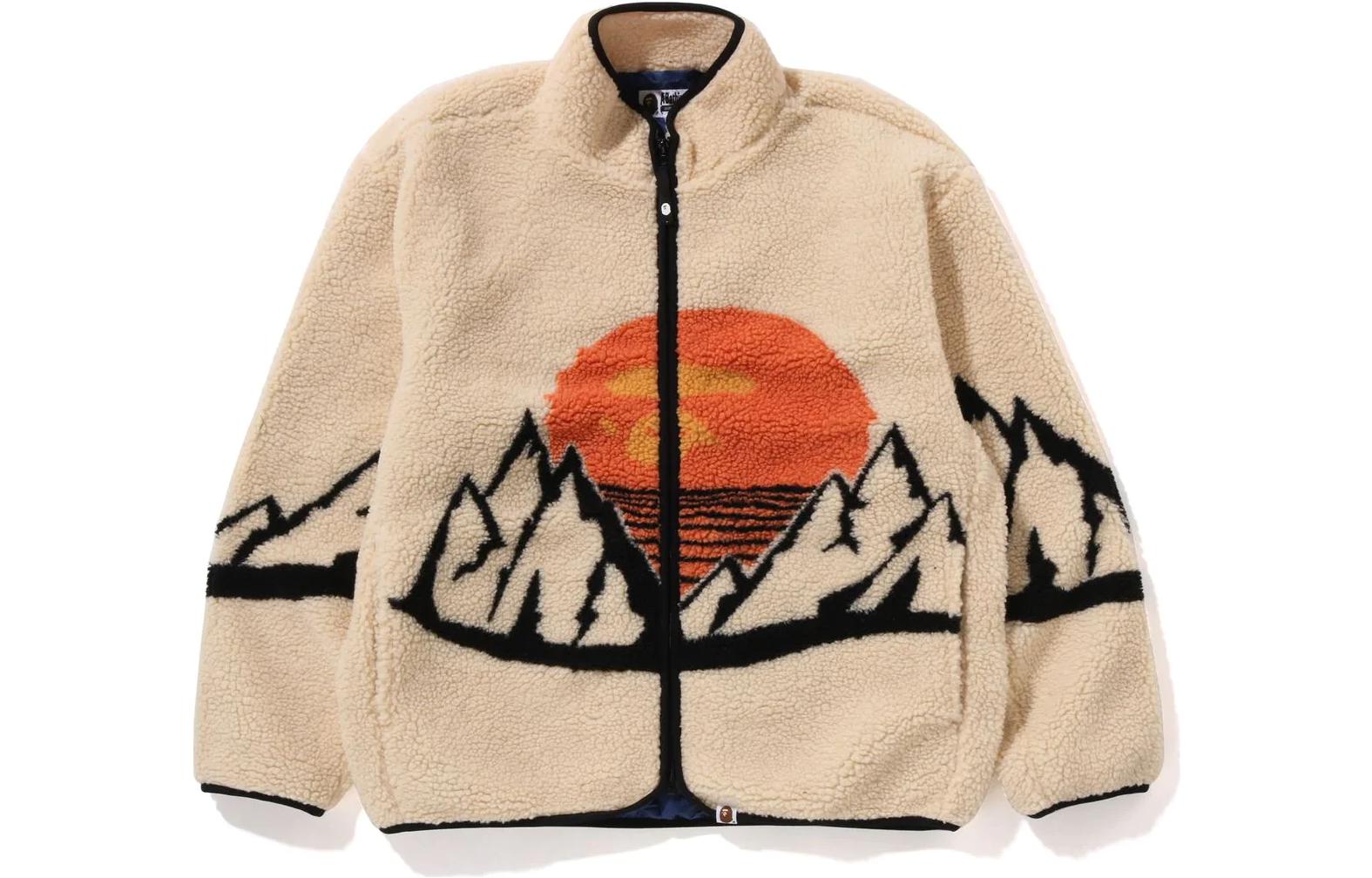 

Куртка Bape Bape Mountain с широким кроем Boa A BATHING APE, Ecru