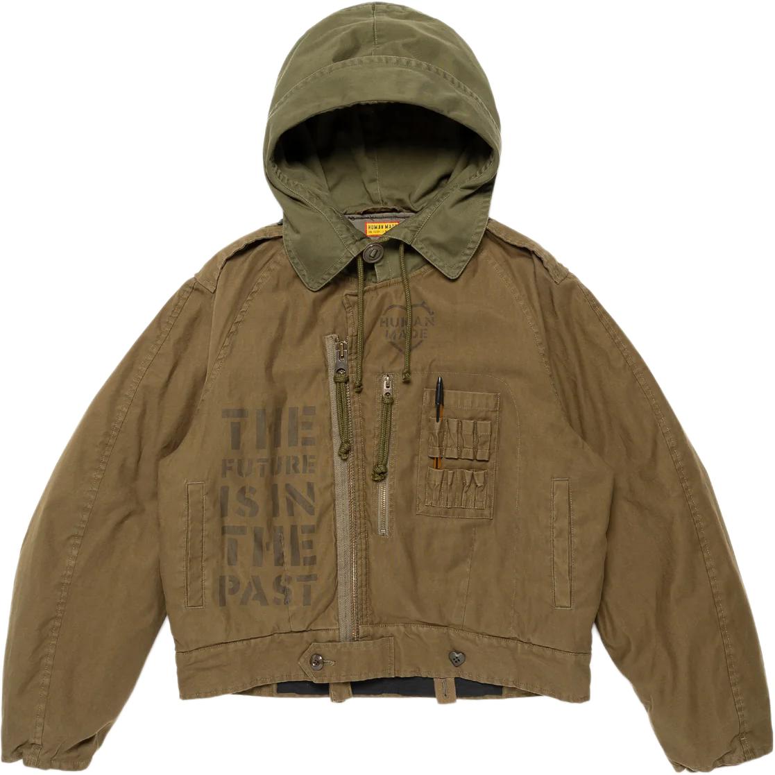 

Куртки и пальто unisex HUMAN MADE, оливковый