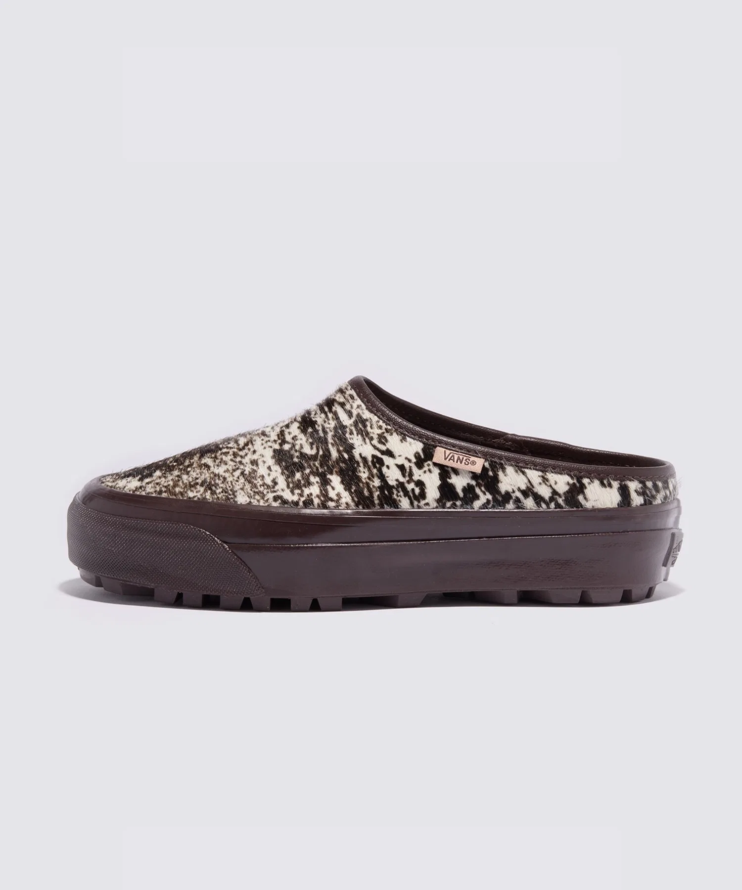Унисекс мюли VANS PREMIUM Style 17 из натуральной кожи с узором пони CHO
