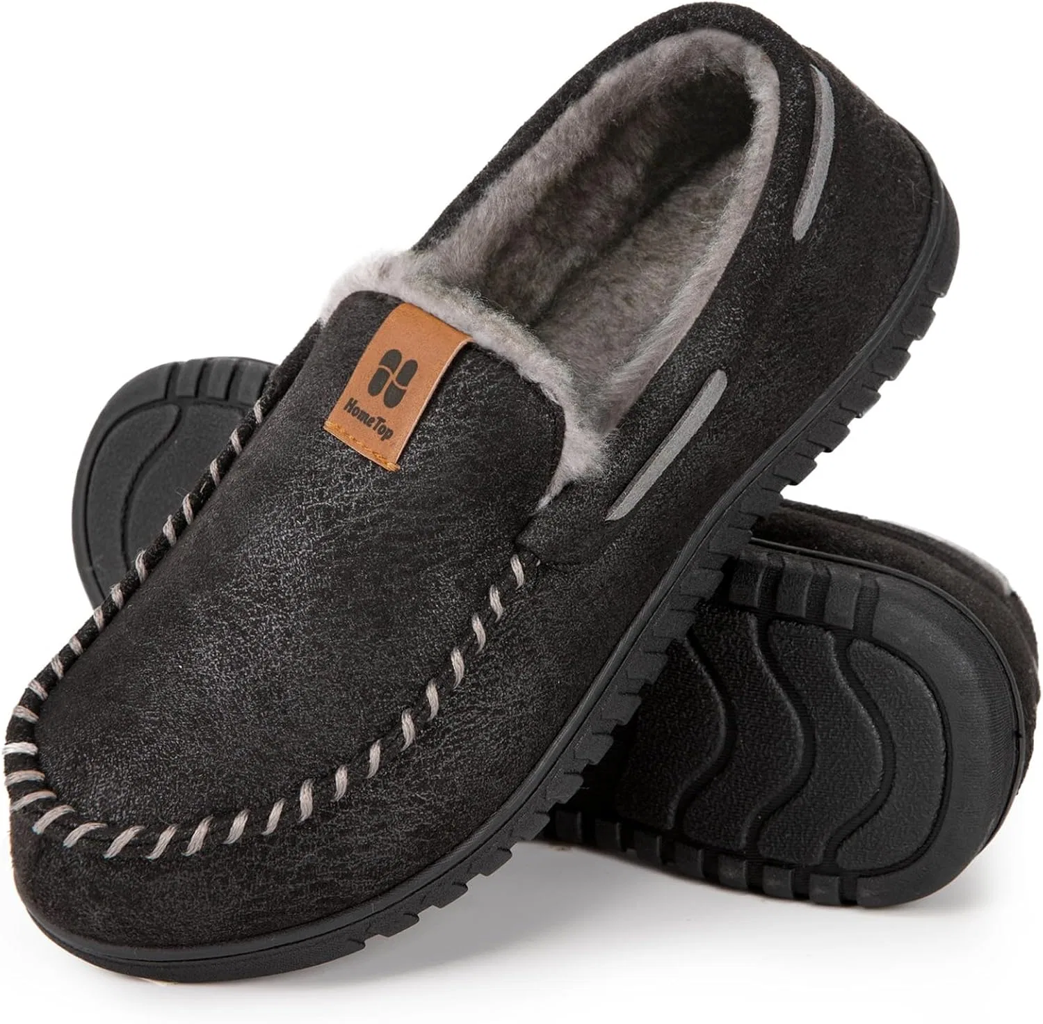 Мокасины с памятью формы HomeTop, Black