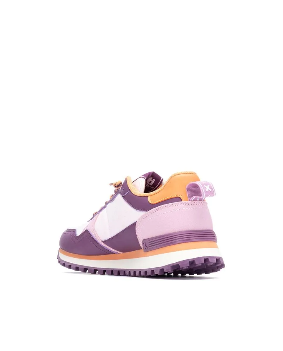 Женские спортивные кроссовки со шнурками и резиновой подошвой Xti, фиолетовый — фото 4