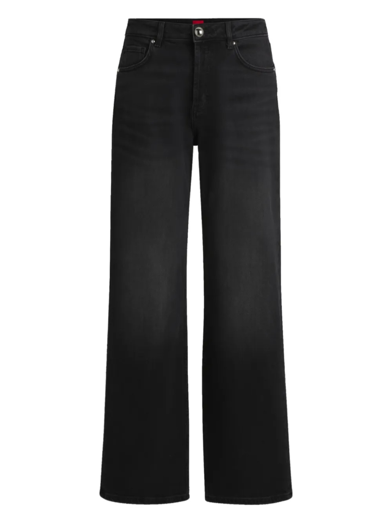 

Джинсы с нашивкой-логотипом HUGO, черный