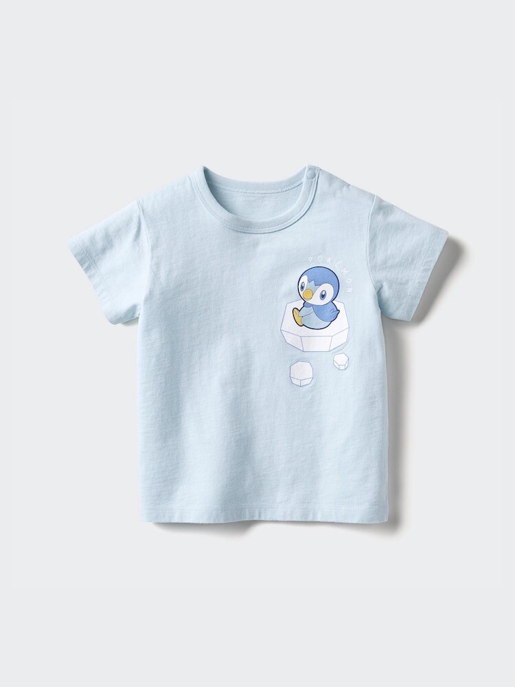 

Футболка с графическим принтом Pokémon ut Uniqlo, цвет 60 синий
