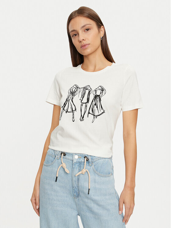 

Футболка стандартного кроя Vero Moda, белый