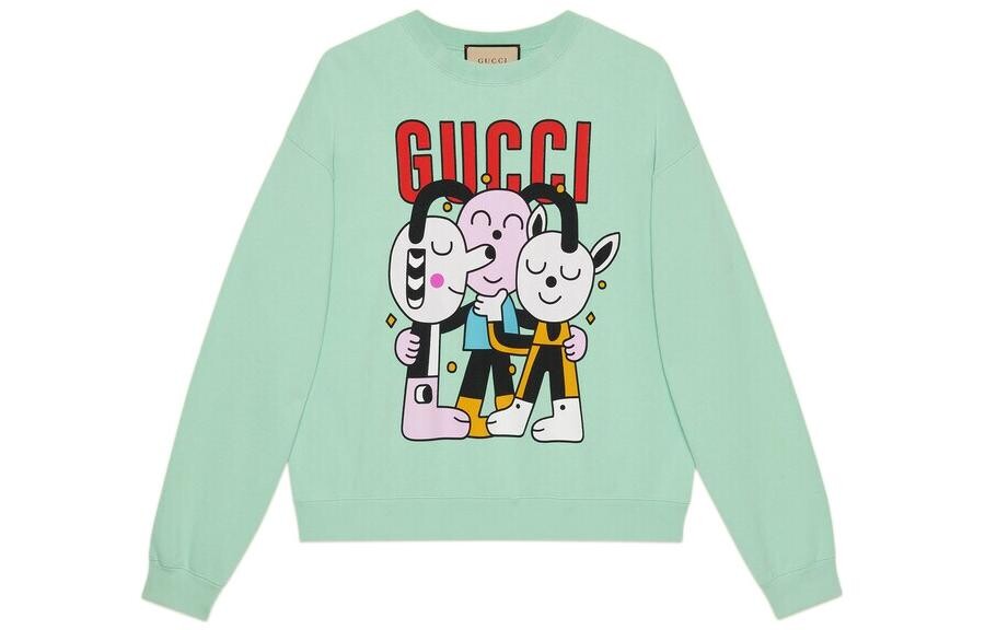 

Толстовка мужская зеленая Gucci, зеленый