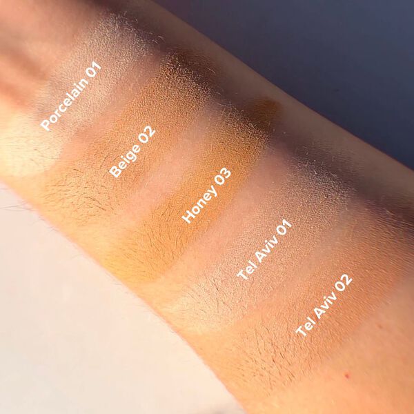 Фарфоровая пудра для лица 01, 12 г Dessi Cosmetics, цвет porcelain 01 — фото 2