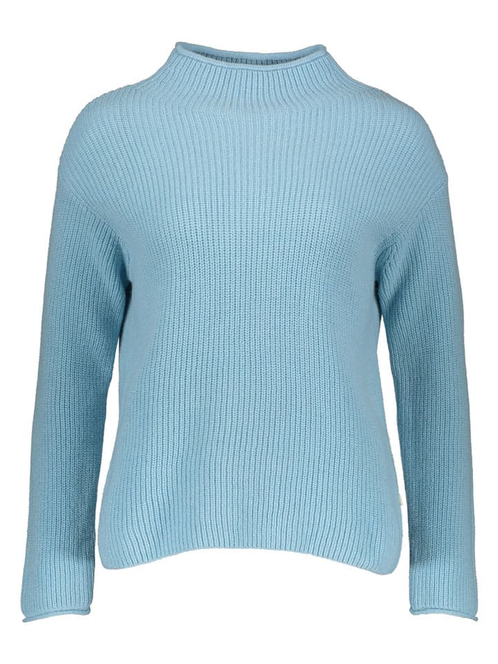 

Maerz Muenchen Светло-голубой шерстяной свитер