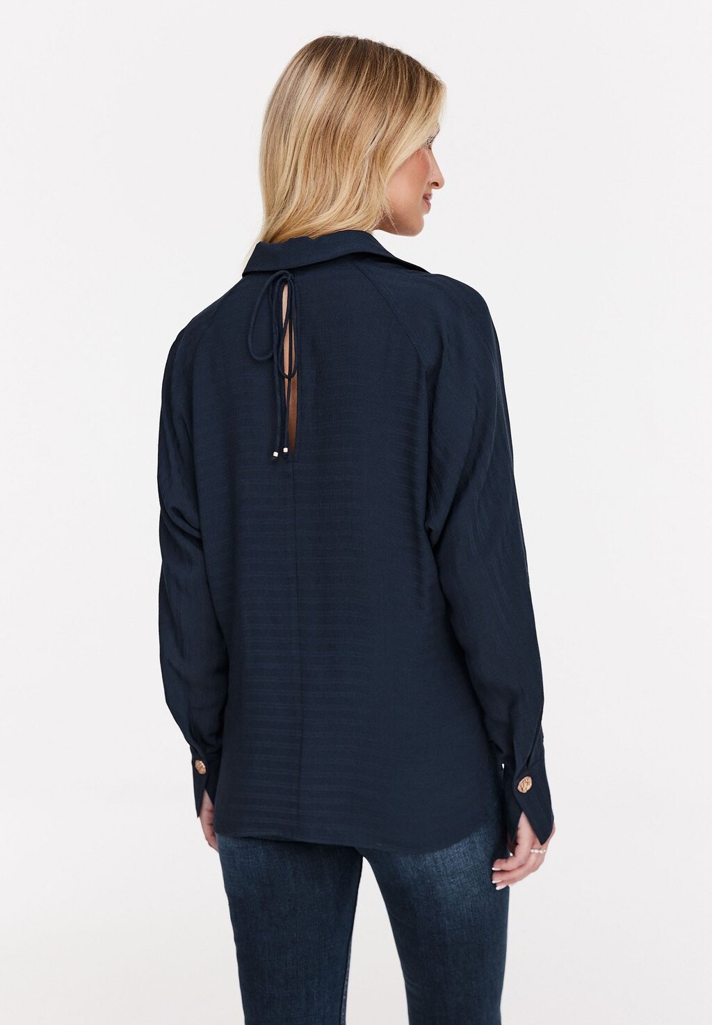 

Блузка на пуговицах READY TO WEAR Taranko, синий