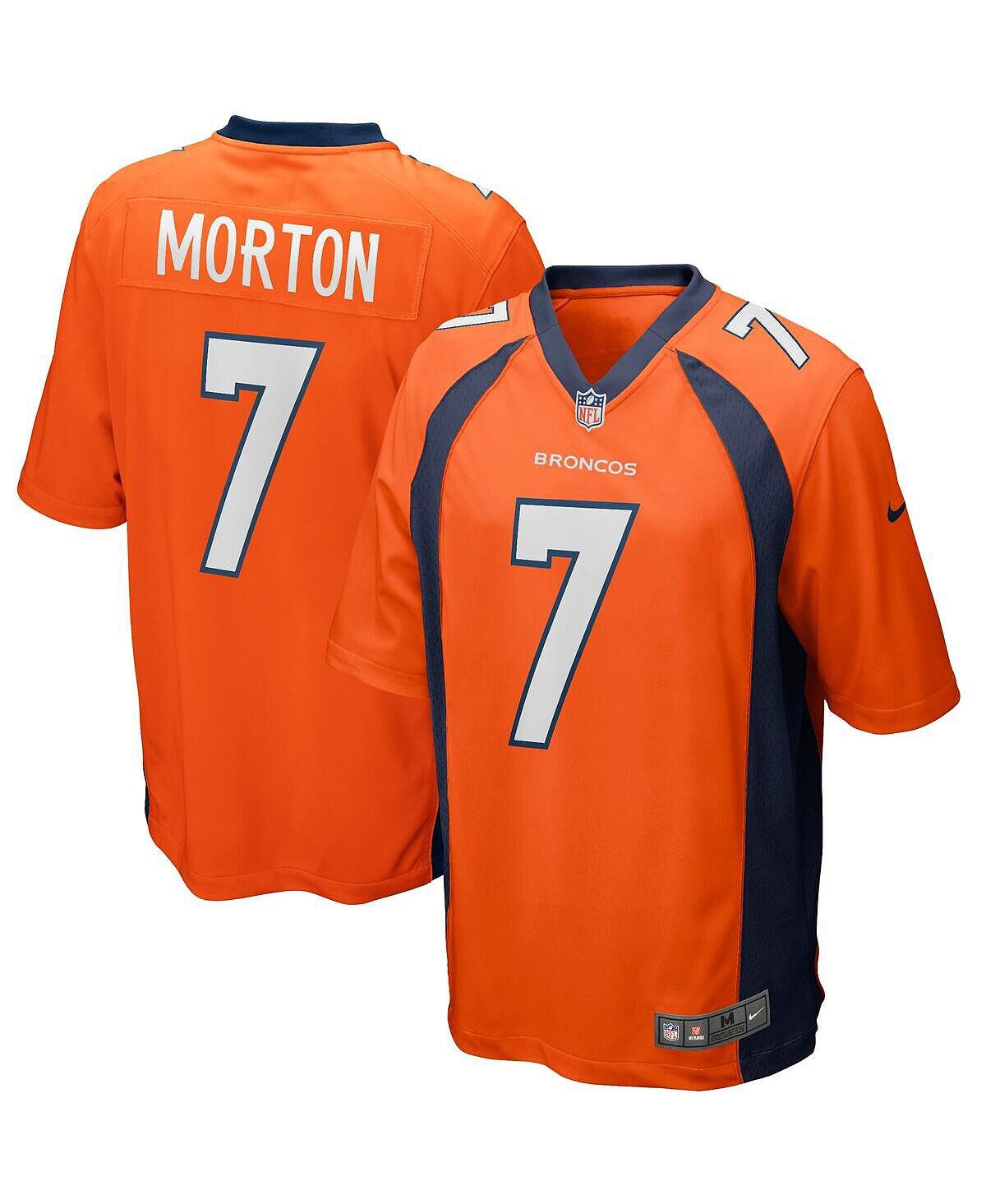

Мужская майка игрока пенсионера Craig Morton Orange Denver Broncos Game Nike