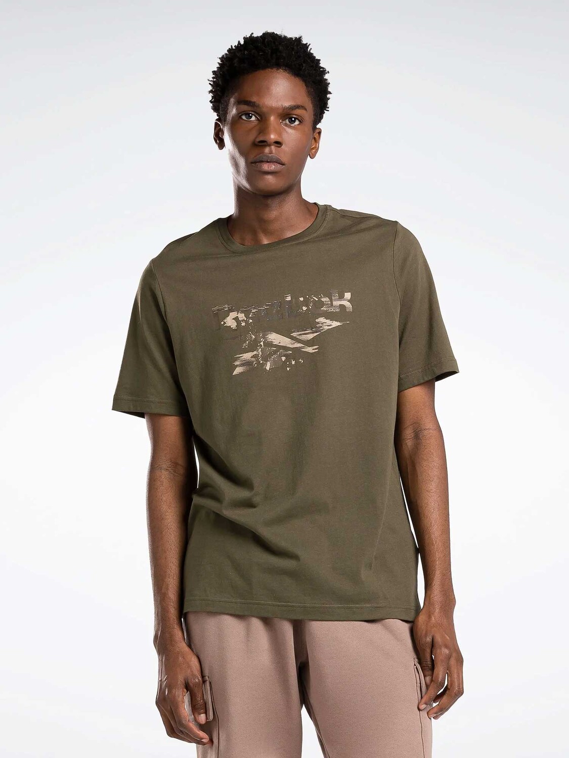 

Футболка Reebok RI Modern Camo, зеленый