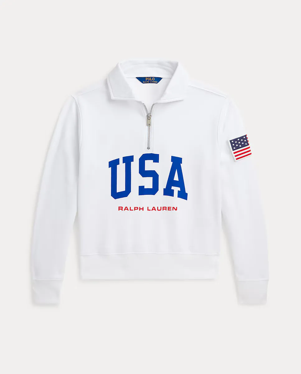 

Детский свитшот-заготовка с США Polo Ralph Lauren, белый