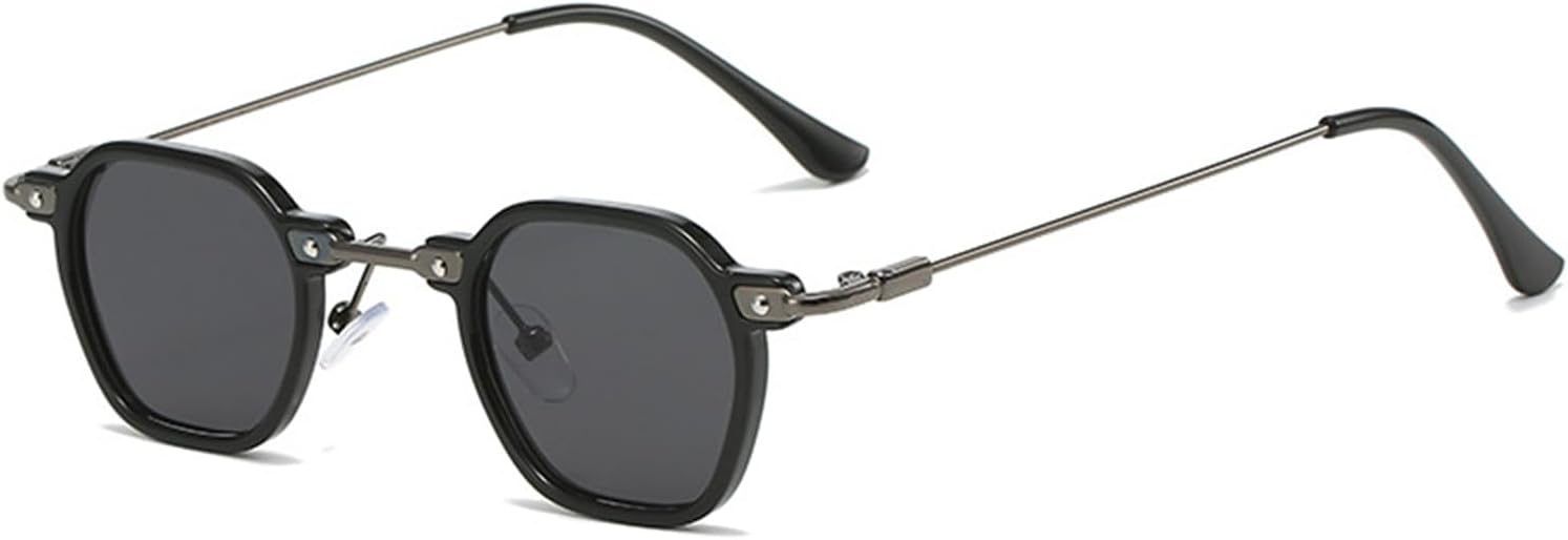 

Мужские солнцезащитные очки в стиле панк — винтажный дизайн с леопардовым принтом — маленькая оправа из сплава — для женщин и мужчин, для вождения и спорта DSVIGF, Black