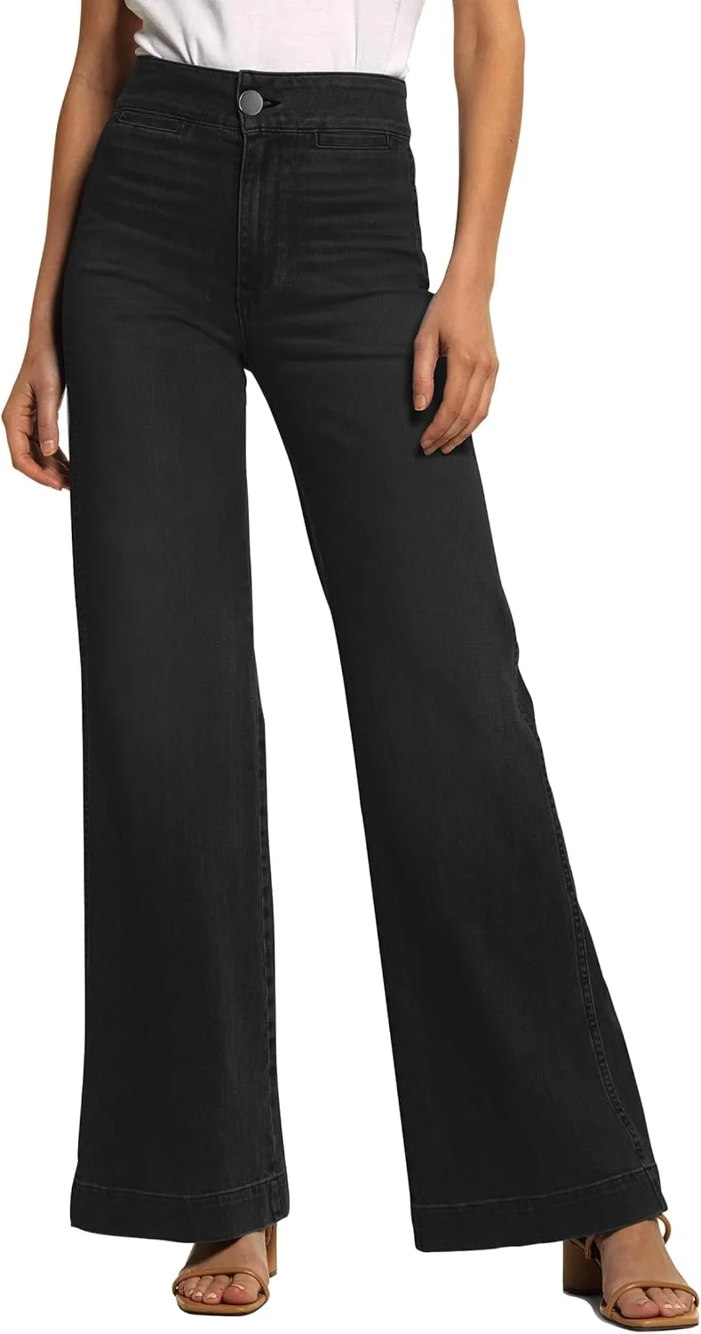 

Джинсы High Waisted Wide Leg Stretchy Flare для женщин GALMINT