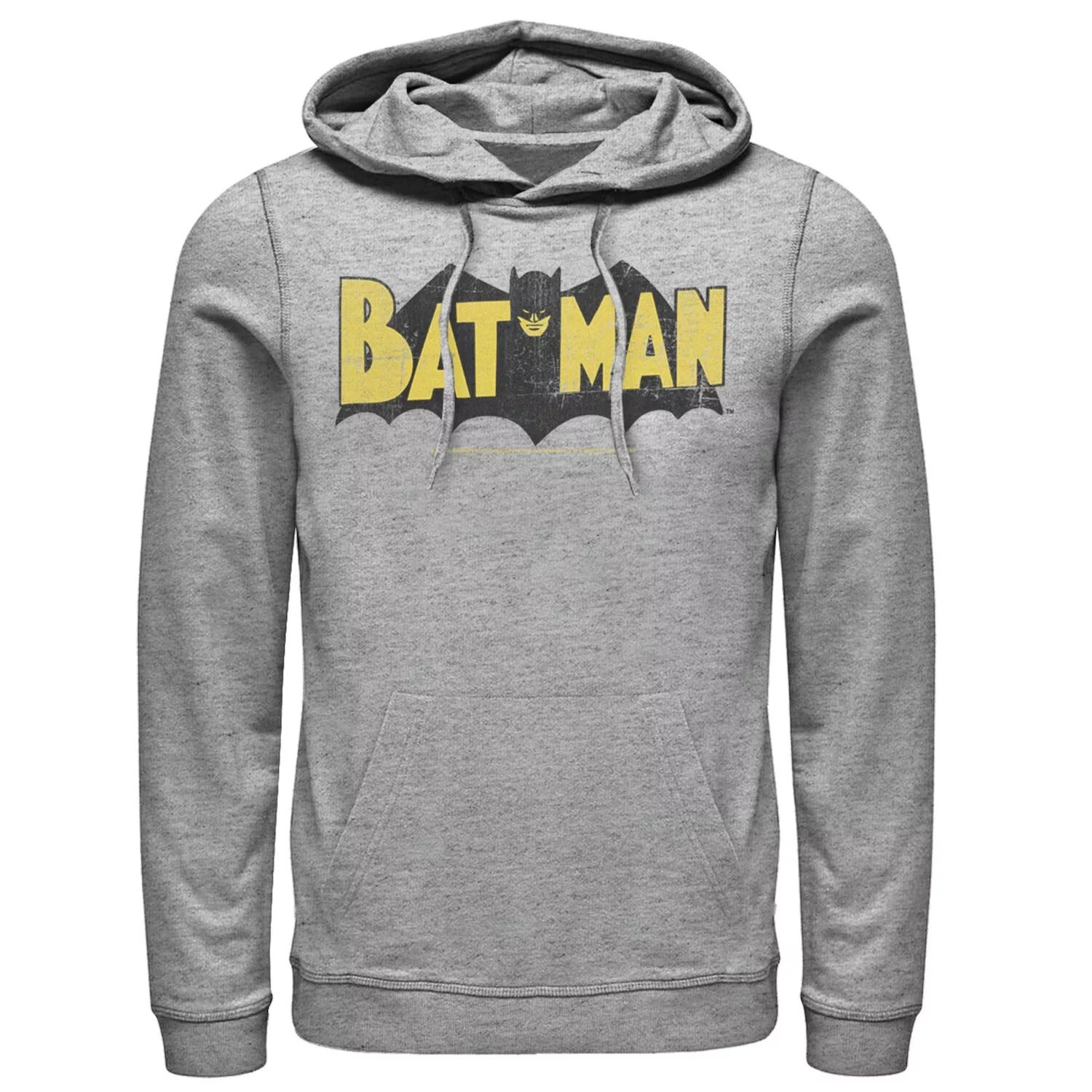 

Мужская толстовка с большим текстовым логотипом DC Comics Batman Licensed Character