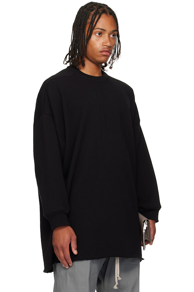 Толстовка Concordians tommy ls Rick Owens, черный — фото 2