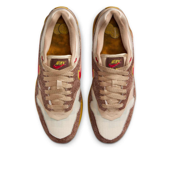 Кроссовки air max 1.swoosh Nike, коричневый — фото 4