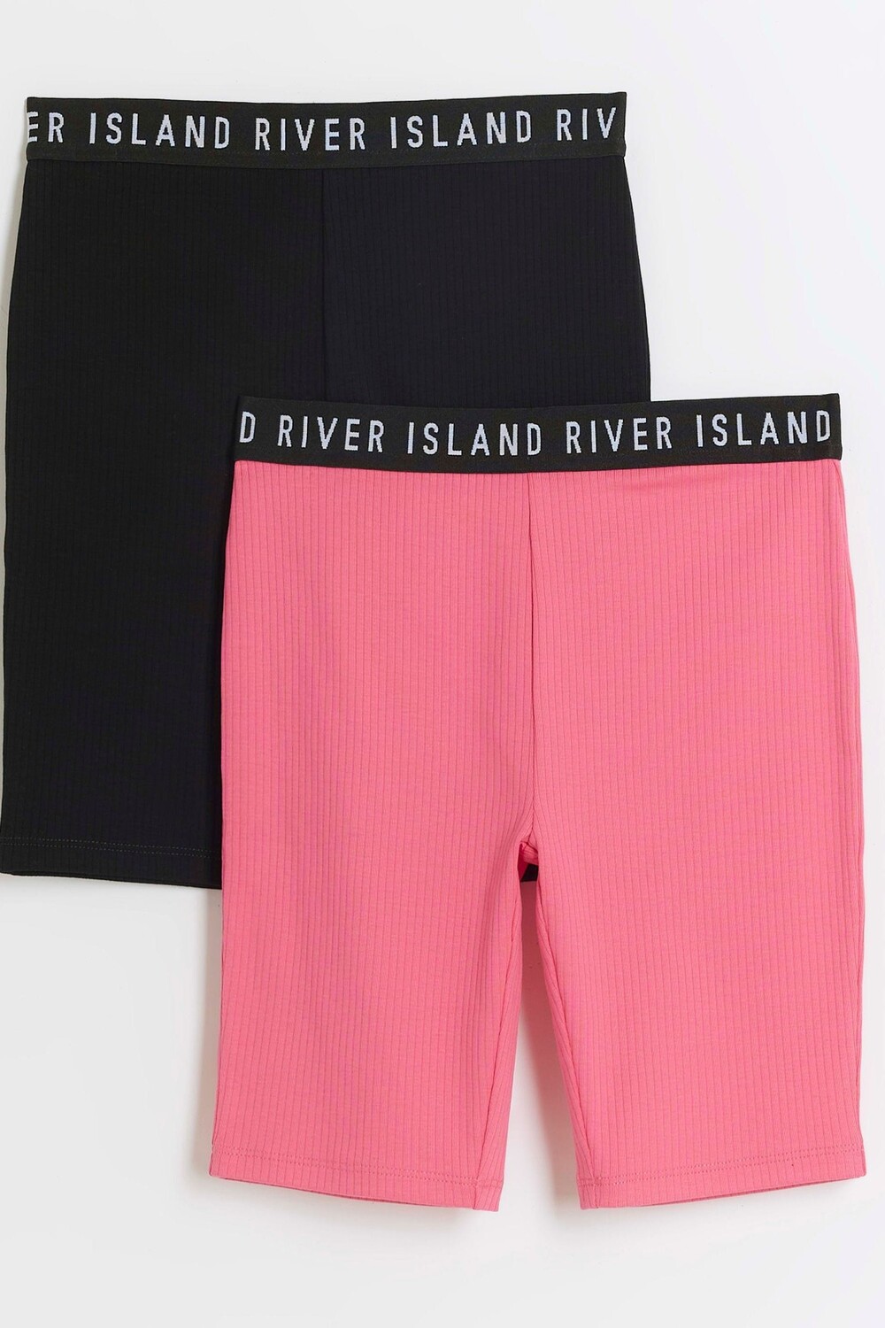 

Шорты для велоспорта для девочек, 100% хлопок, 2 шт в упаковке River Island, розовый