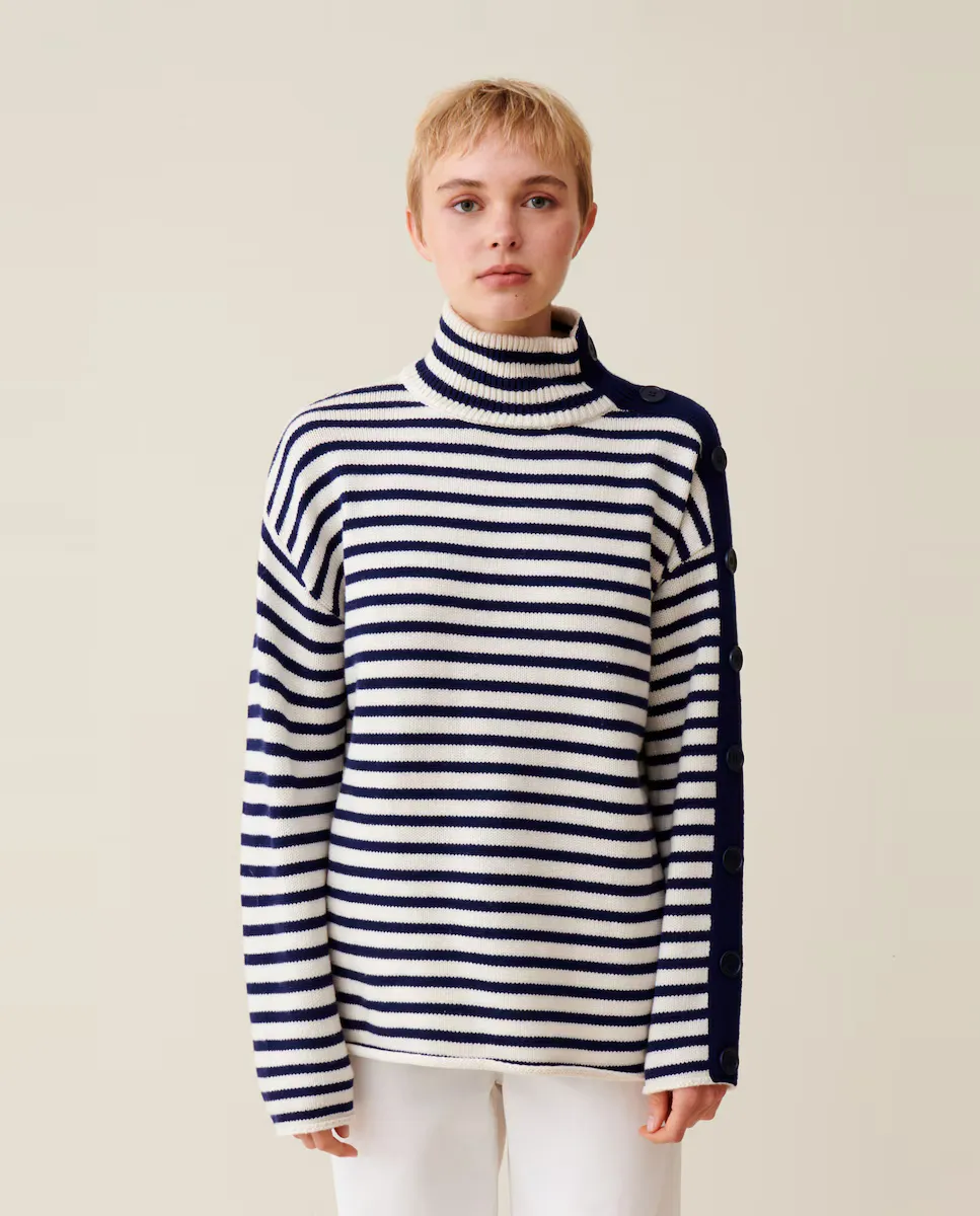 

Женский свитер с высоким воротником Sailor Claudie Pierlot, мультиколор