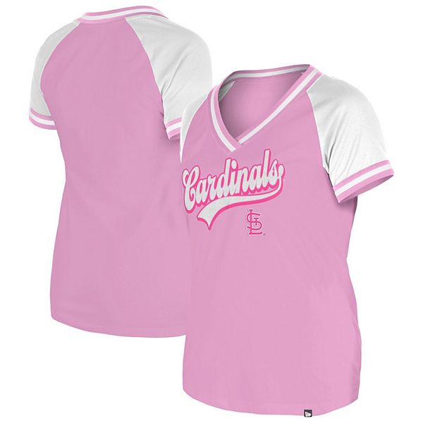 

Женская футболка с V-вырезом St Louis Cardinals Gameday светло-розового цвета New Era, Розовый, Женская футболка с V-вырезом St Louis Cardinals Gameday светло-розового цвета New Era
