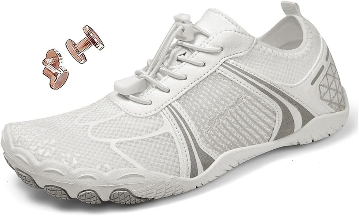 

Заземляющие кроссовки с медью для женщин и мужчин, походная обувь для заземления, кроссовки с широкой передней частью, высокой эластичностью и противоскользящей подошвой Generic, H08-b