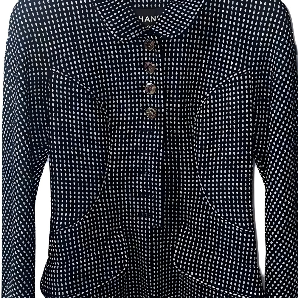 CHANEL Ранневесенняя стильная куртка женская черная, Black — фото 4
