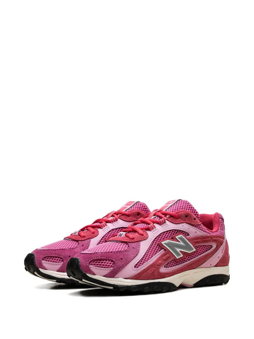 Кроссовки X Kith 204L из замши с сетчатыми вставками NEW BALANCE, розовый — фото 3