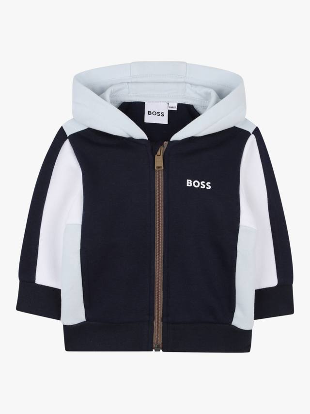 

Детская толстовка с капюшоном из хлопковой смеси HUGO BOSS