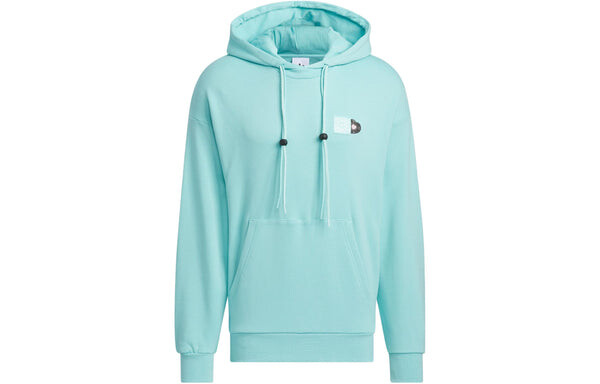 Толстовка оригиналы v day hoodie asia sizing Adidas, синий — фото 2