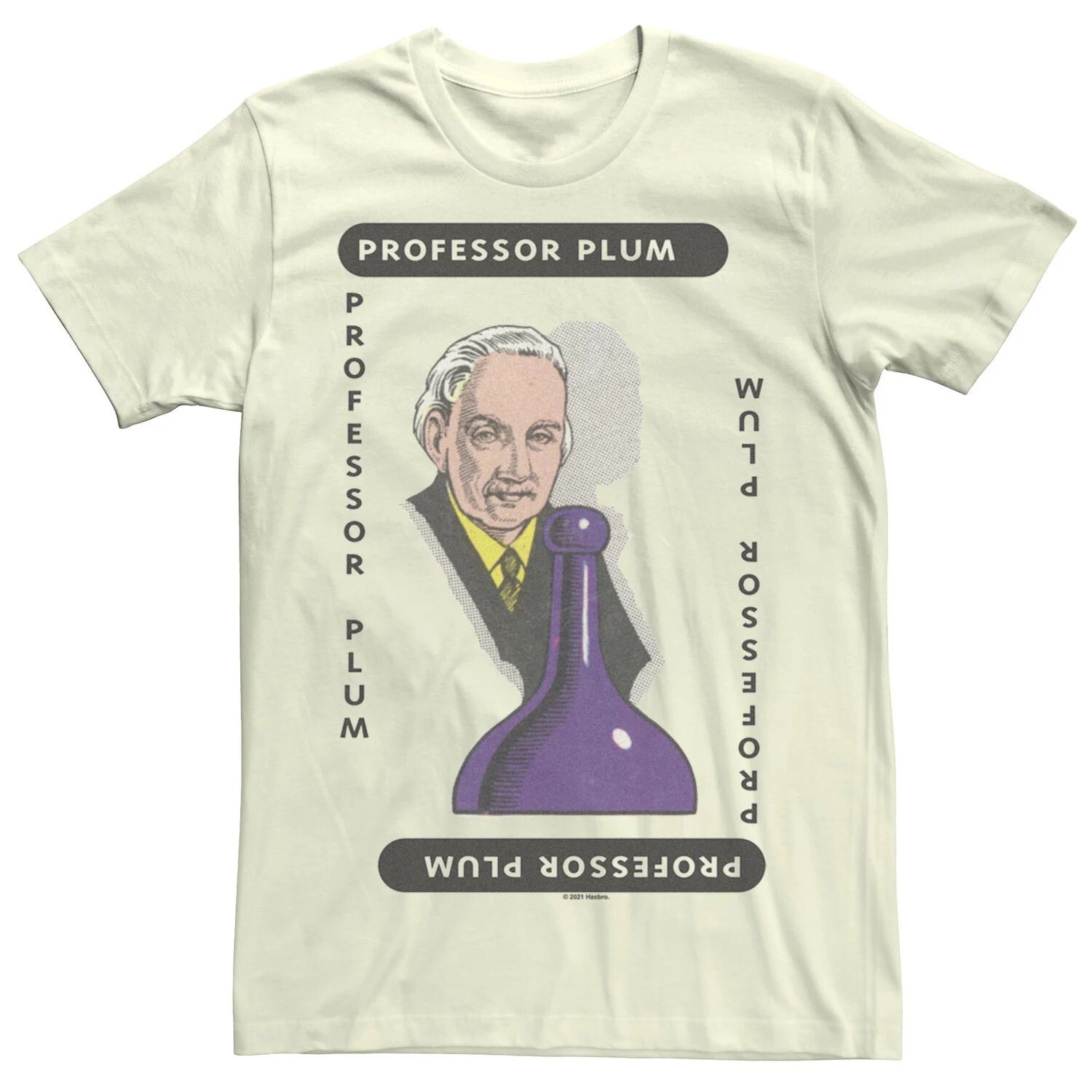 

Мужская классическая фиолетовая футболка Clue Professor Plum Game Piece Licensed Character, Фиолетовый, Мужская классическая фиолетовая футболка Clue Professor Plum Game Piece Licensed Character