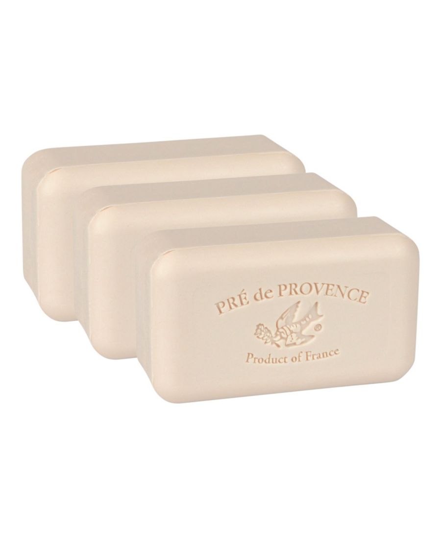 

Увлажняющее французское мыло Pre de Provence 150 г, четырехслойное, долговечное, увлажняющее, с обильной кремообразной пеной (набор из 3 штук) European Soaps, цвет coconut