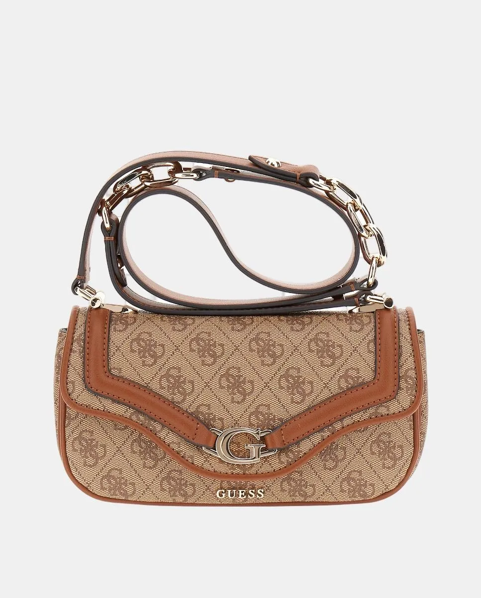 

Сумка через плечо с магнитным застежкой Guess, бежевый