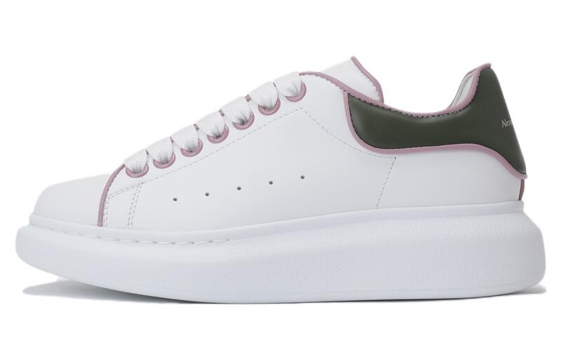 Кроссовки Alexander McQueen Oversized White Military Green Women's