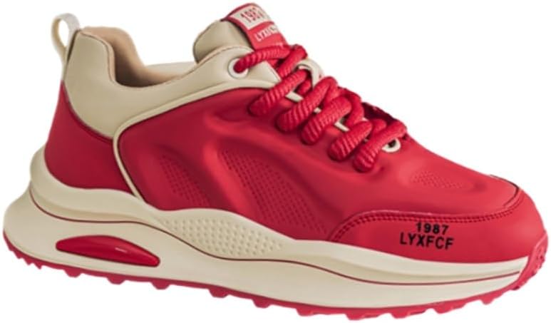 

Мужские спортивные кроссовки с низким верхом и мягкой подошвой, дышащие - подошва из ПВХ, устойчивая к скольжению и износу, удобная и мягкая подкладка. Идеально подходят для прогулок и занятий спортом Clolinde, красный