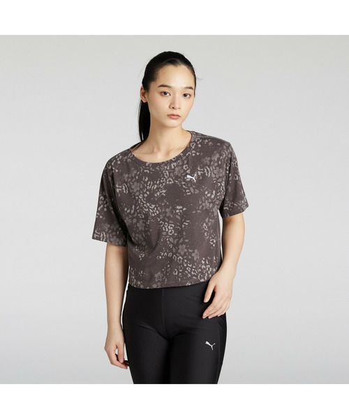 

Женская футболка для тренировок с коротким рукавом PUMA Training Train Edge, серая